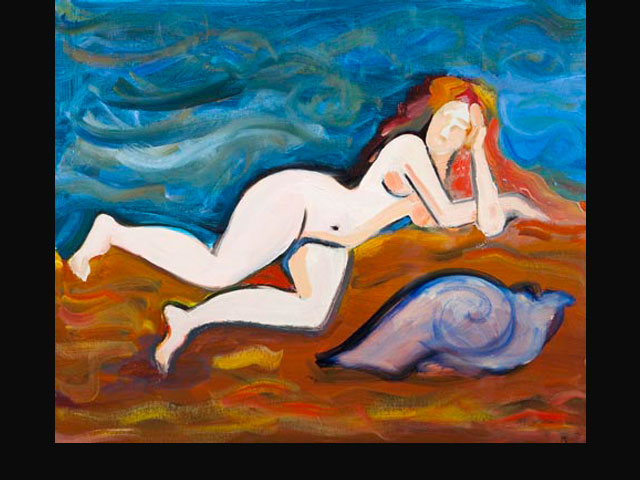 The Ocean of your Embrace – oil 45 x 35 cm The Ocean of your Embrace – oil 45 x 35 cm
