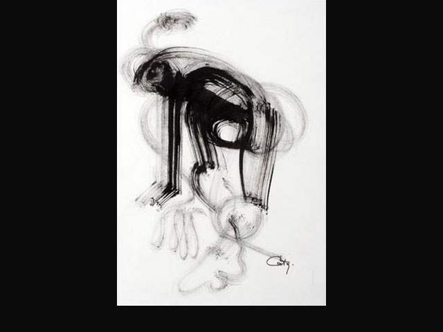 “A que no me agarras” tinta 35x50 cm. “A que no me agarras” tinta 35x50 cm.