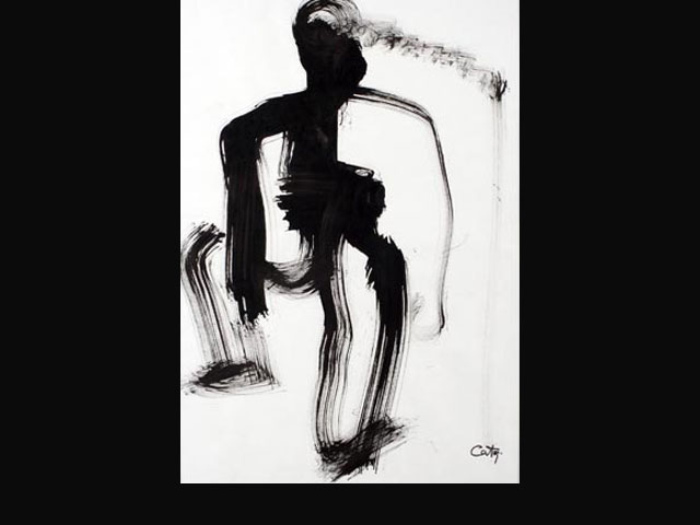 “Manos anónimas” tinta 35x50 cm. “Manos anónimas” tinta 35x50 cm.
