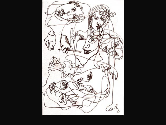 “Mara en el taller”
tinta - 35x25 cm. “Mara en el taller”
tinta - 35x25 cm.