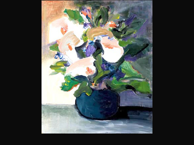“Calas danzantes” óleo s/tela 40x50 cm.
